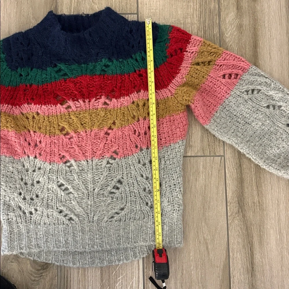 Multicolor Striped Women's Sweater - Picture 7 of 7